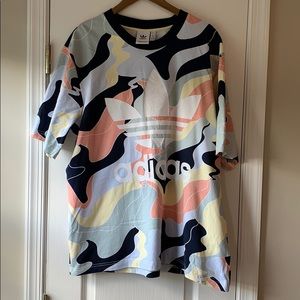 Adidas Multicolor Camo Tee